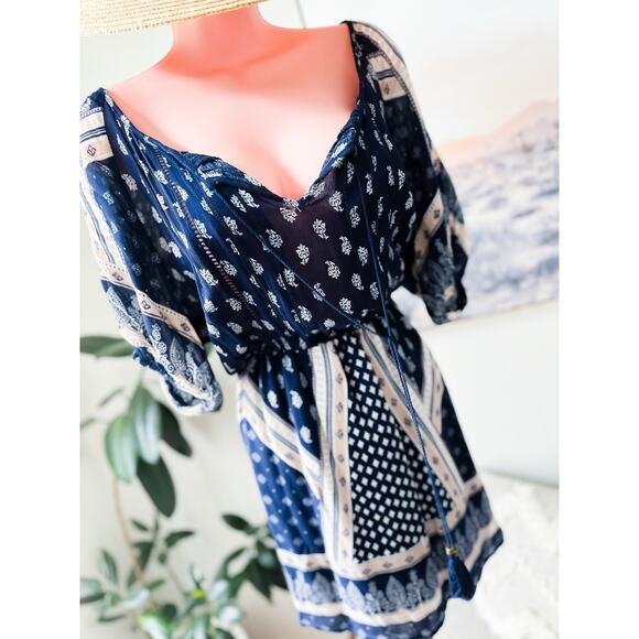 Meadow Songs & Starlit Wanderings billowy wanderlust slouchy mini dress - Picture 5 of 5